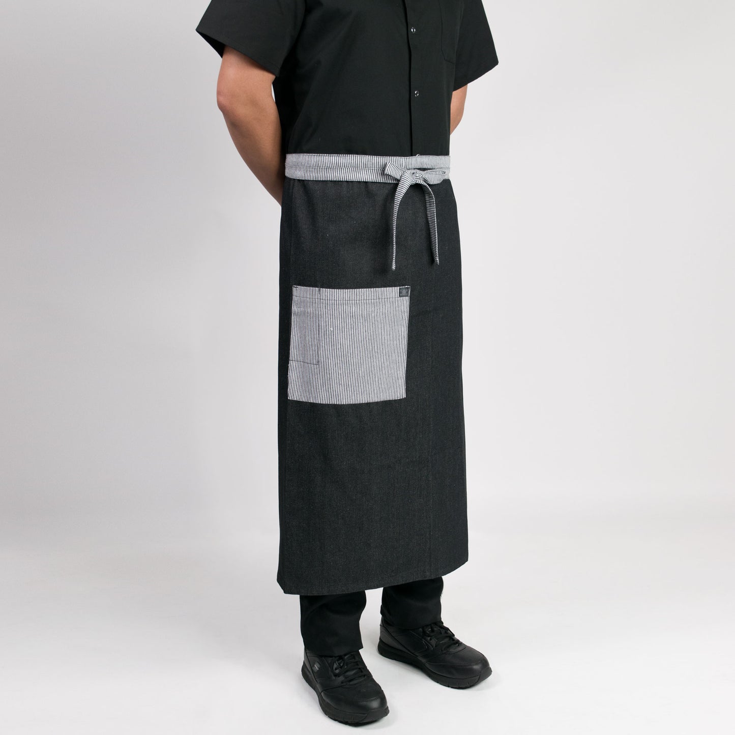 Chef Code 33" Waist Tie Apron with Large Pocket
