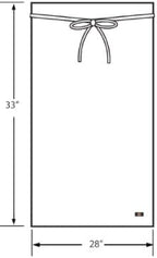 3-Pack Full Bistro Apron 33" Long, No Pocket
