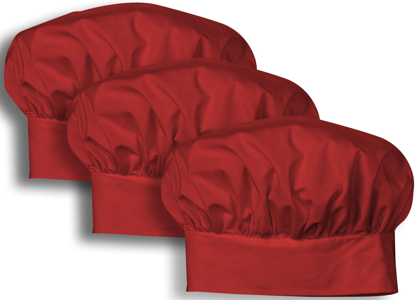3-Pack Chef Code Adjustable Chef Hat for Men and Women