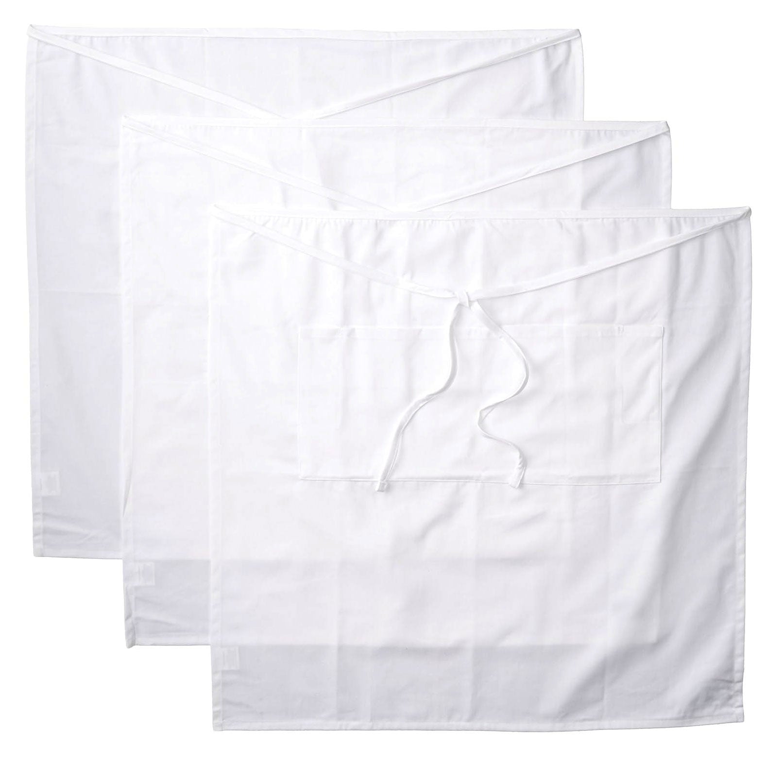 3-PACK Chef Full Bistro Apron 29" Pencil Pocket