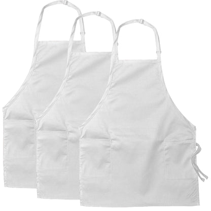 3-PACK Chef Code Adjustable Bib Apron 30" - Two Pockets