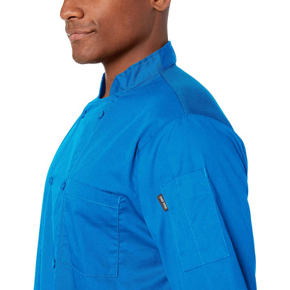 2-PACK Lightweight Cool Breeze Chef Coat Short Sleeve w/ Mesh Inlay