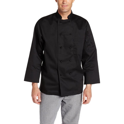 Francesco Classic Chef Coat with Cloth Knot Buttons