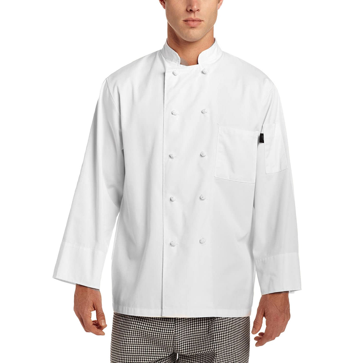 Francesco Classic Chef Coat with Cloth Knot Buttons – ChefCode