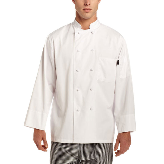 Francesco Classic Chef Coat with Cloth Knot Buttons