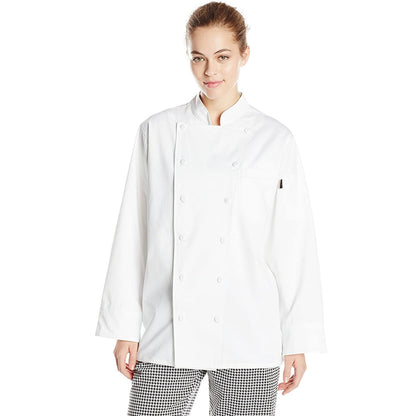 100% Cotton Women's Executive Chef Coat 12 Button