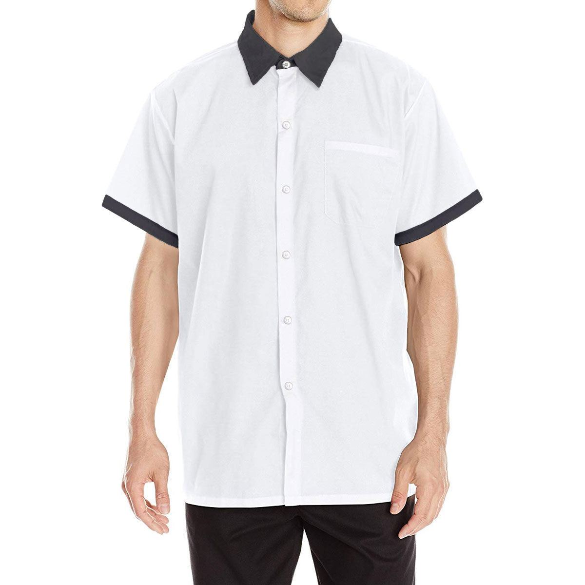 Men's Basic Work Shirt with Pocket