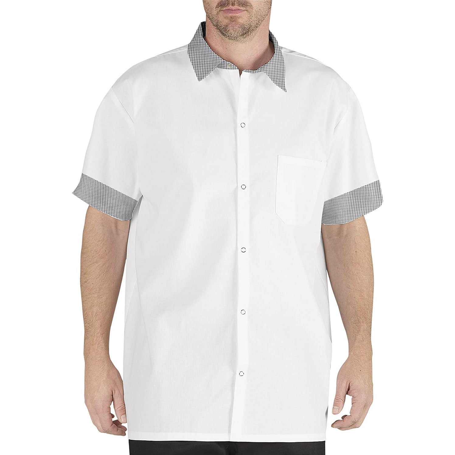 Men's Basic Work Shirt with Pocket