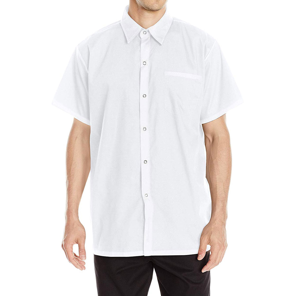 Men's Basic Work Shirt with Pocket