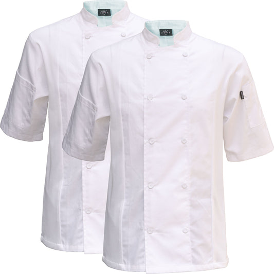 2-PACK Cool Breeze Side Vent Chef Coat