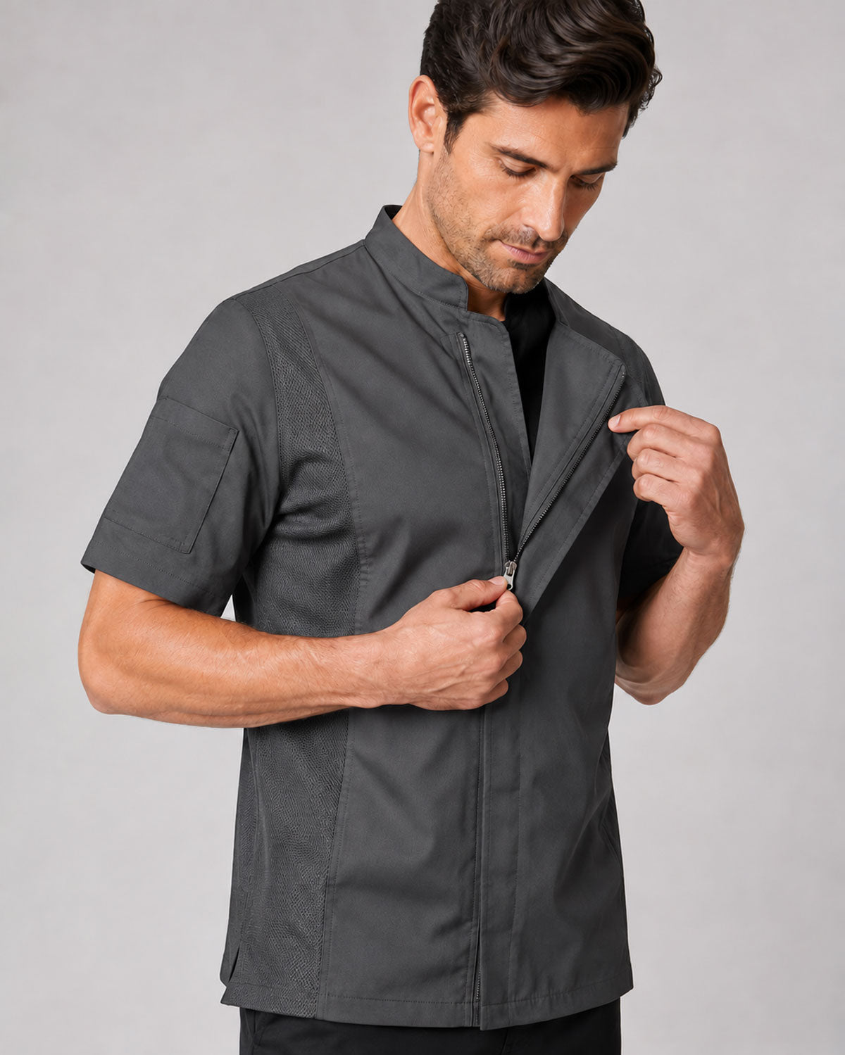 Chef Code Zip Front Cool Breeze Chef Coat