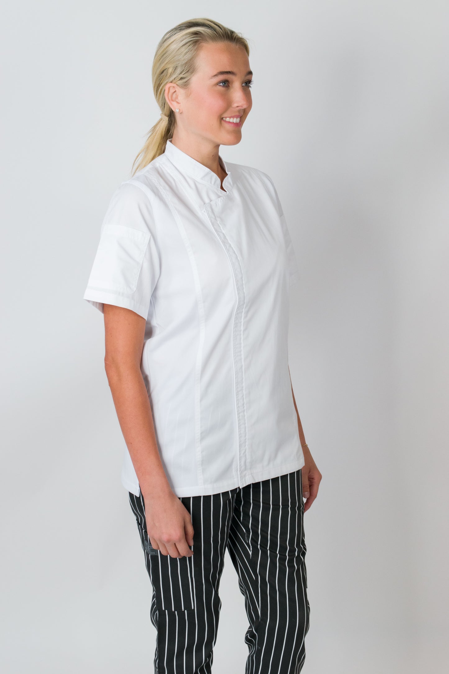 Chef Code Zip Front Cool Breeze Chef Coat