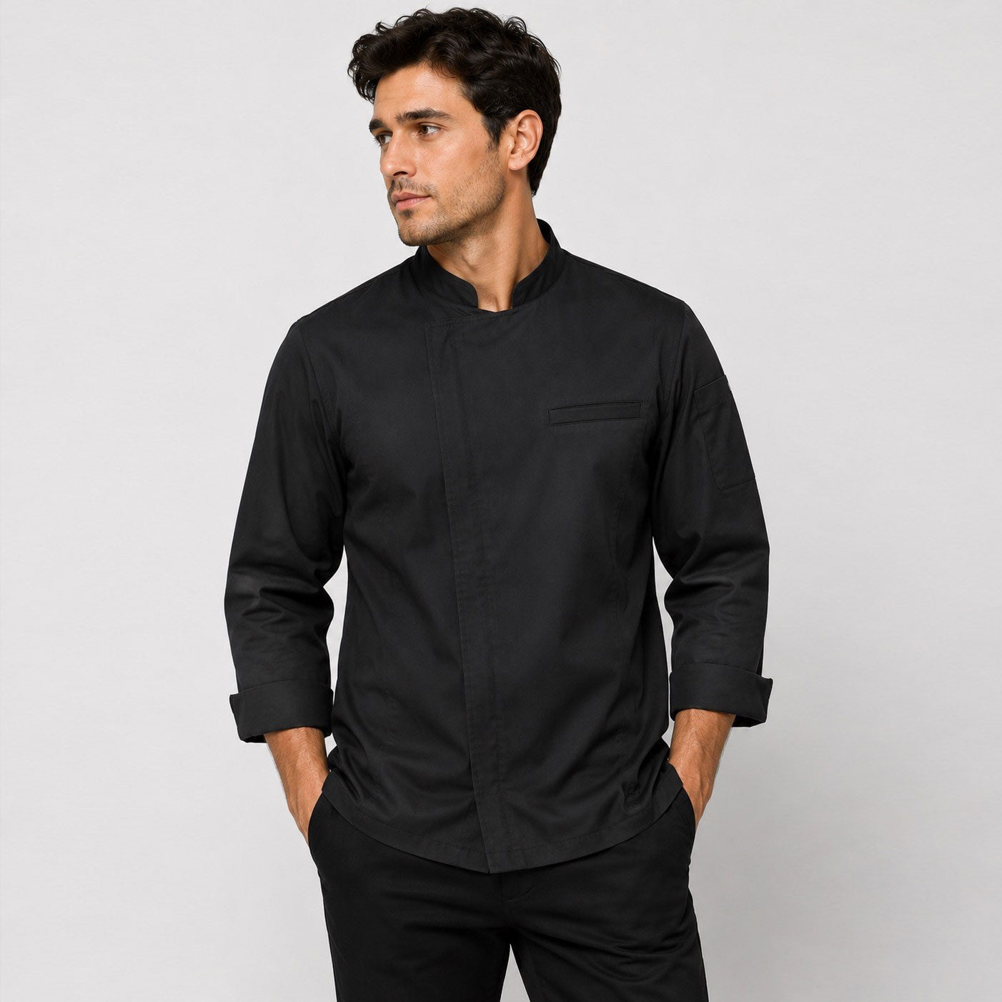 Chef Code Zip Front Long Sleeve Cool Breeze Chef Coat – ChefCode