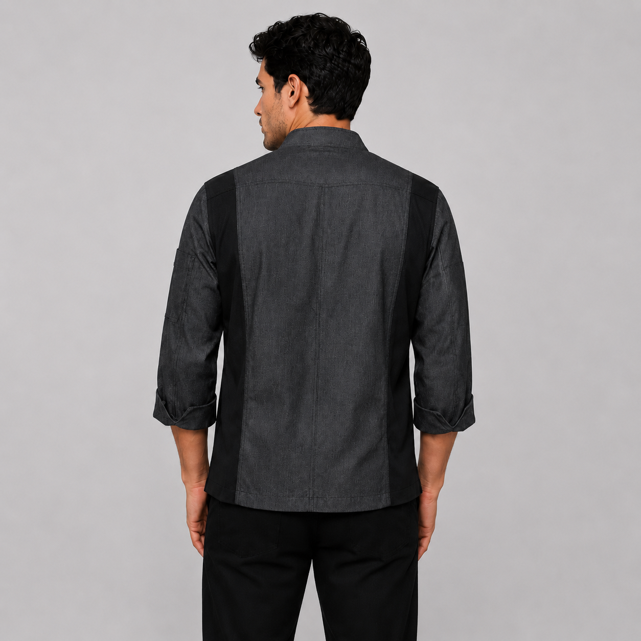 Chef Code Zip Front Long Sleeve Cool Breeze Chef Coat