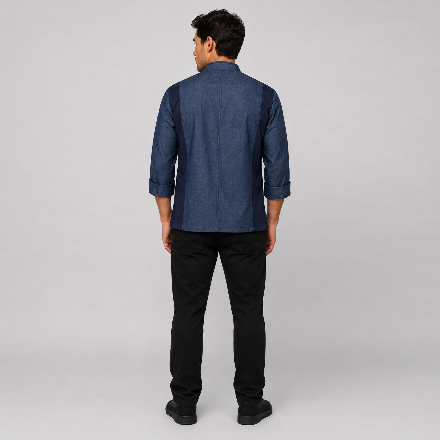 Chef Code Zip Front Long Sleeve Cool Breeze Chef Coat