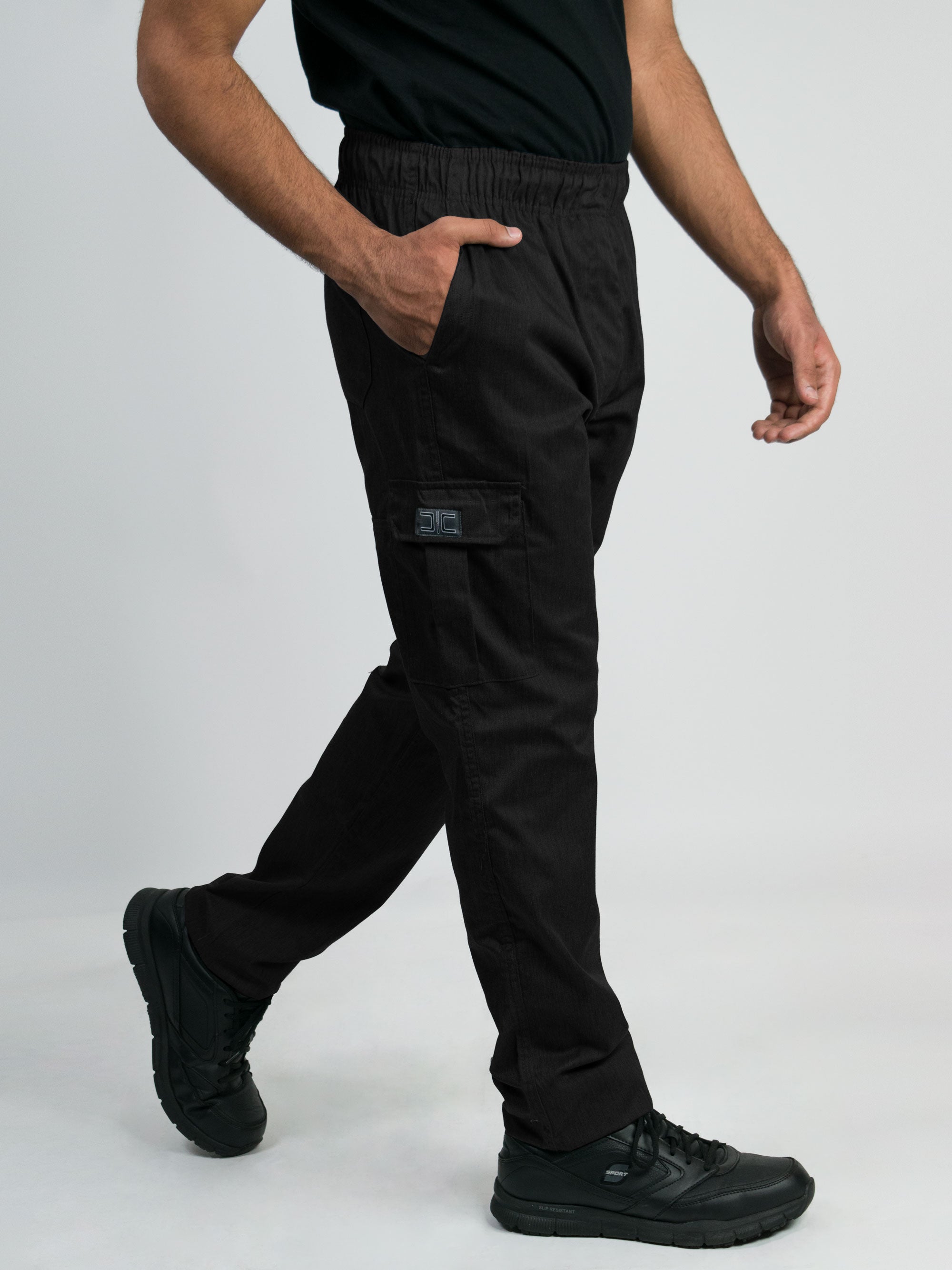 Tactical Inspired Modern Fit Chef Pants with Velcro Cargo Pockets