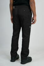 Modern Slim Fit Tactical Inspired Chef Pants with Elastic Waist, Zipper Fly and Cargo Pockets