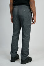 Modern Slim Fit Tactical Inspired Chef Pants with Elastic Waist, Zipper Fly and Cargo Pockets