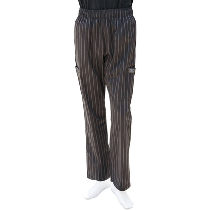 Unisex Modern Fit Chef Pants with Cargo Pockets, Elastic Waist, Core Colors