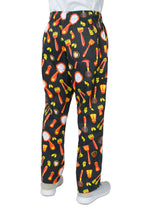 Unisex Modern Fit Chef Pants with Cargo Pockets, Elastic Waist