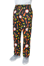 Unisex Modern Fit Chef Pants with Cargo Pockets, Elastic Waist