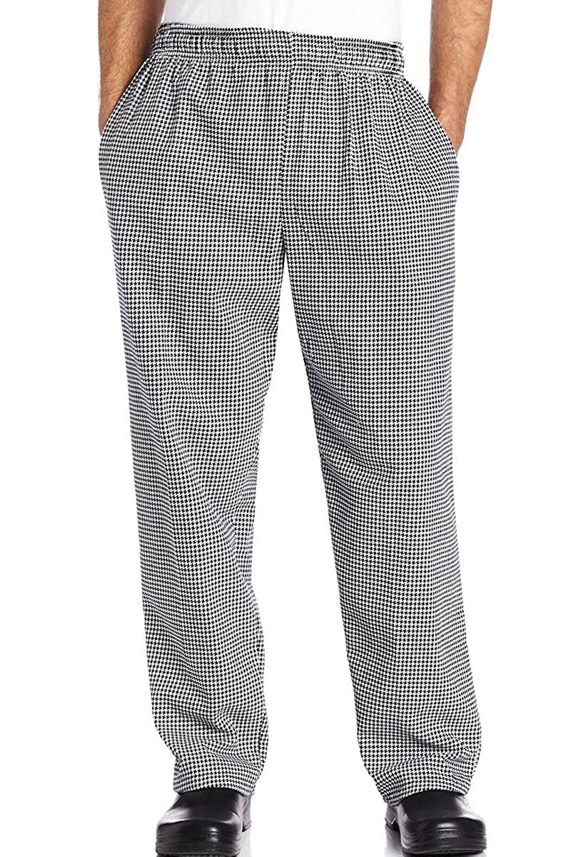 Modern Baggy Chef Pants with Wide 2" Elastic Waistband