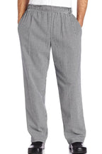 Modern Baggy Chef Pants with Wide 2" Elastic Waistband