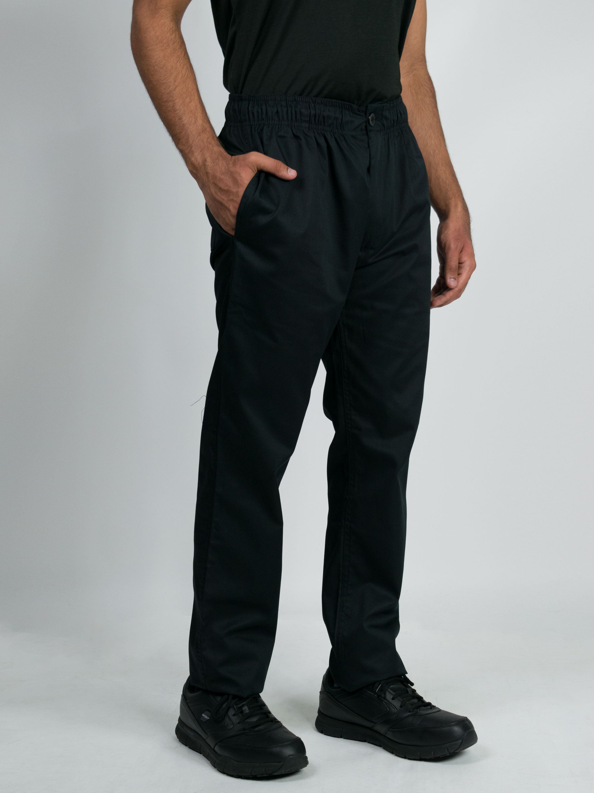Chef Pants | Modern Fit Trouser with Elastic Waist & Drawstring