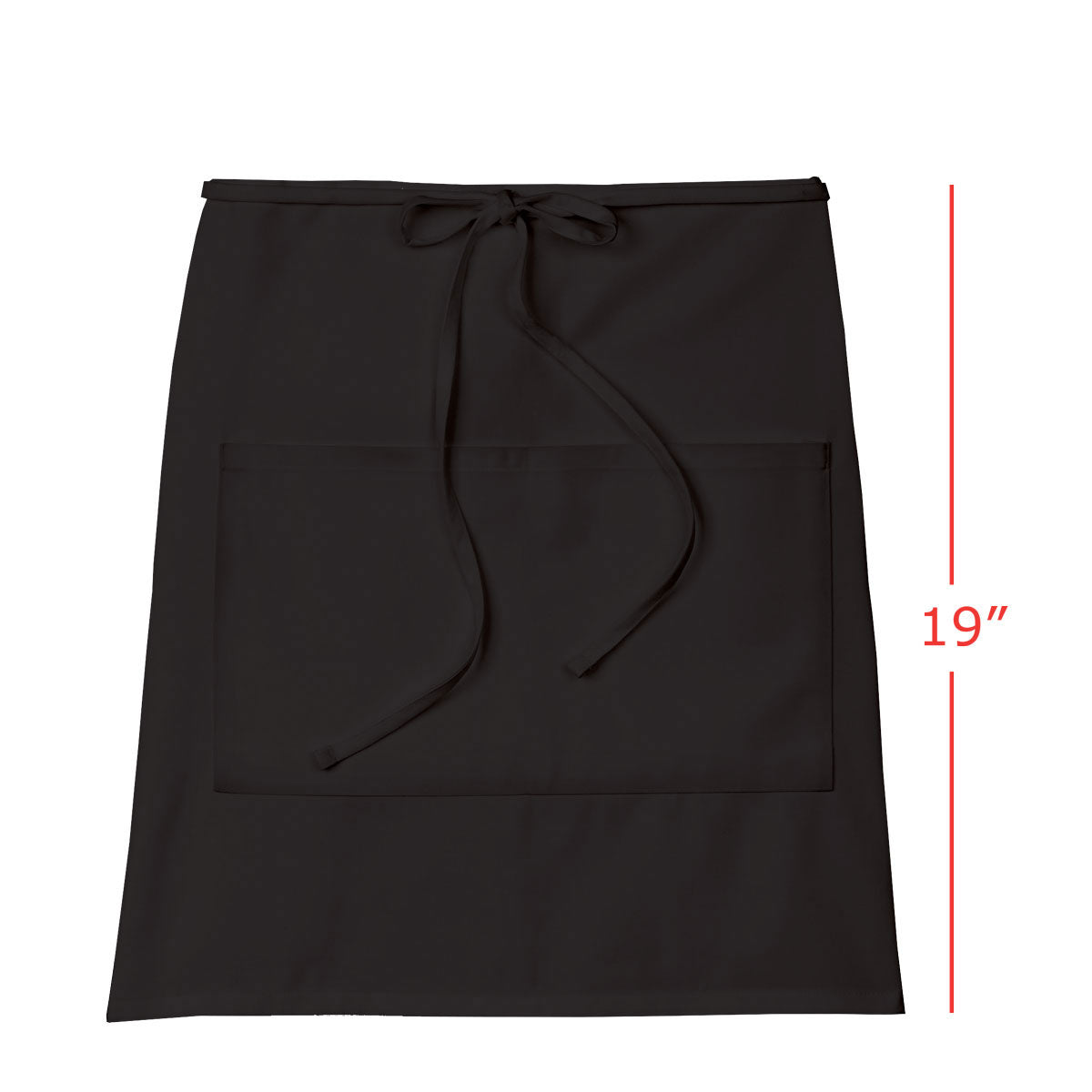 3-PACK Chef Half Waist Bistro Apron 19"
