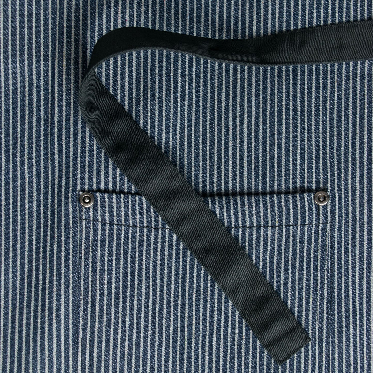 Chef Code 36" Denim Bib Apron with Adjustable Strap-BLUE