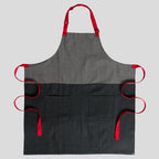 Chef Code 34" Denim Apron with 2-Pockets and Adjustable Neck