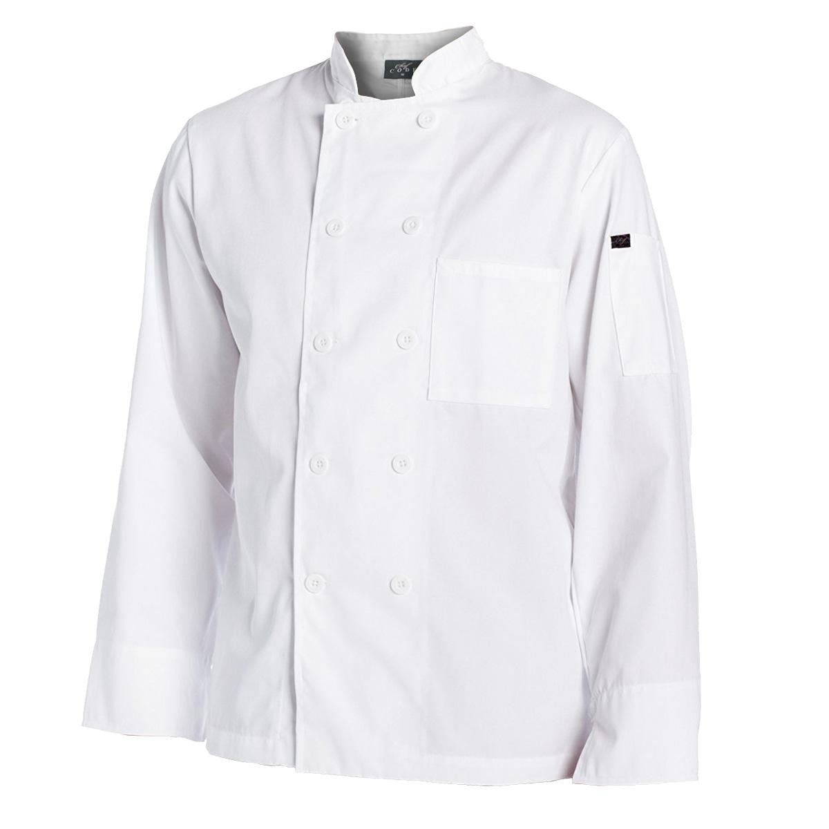 Men's 10 Pearl Button Classic Chef Coat