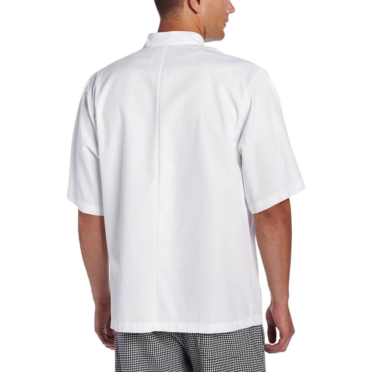 Chef Code Chef Jackets Chef Code Basic Short Sleeve Chef Coat with Pearl Buttons – ChefCode