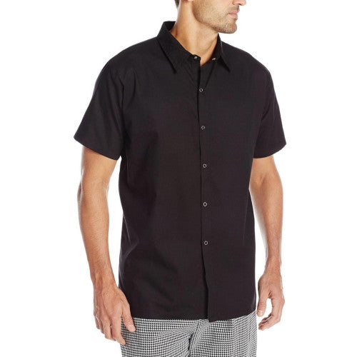 Work Shirt with Snap Front Closures and No Pocket