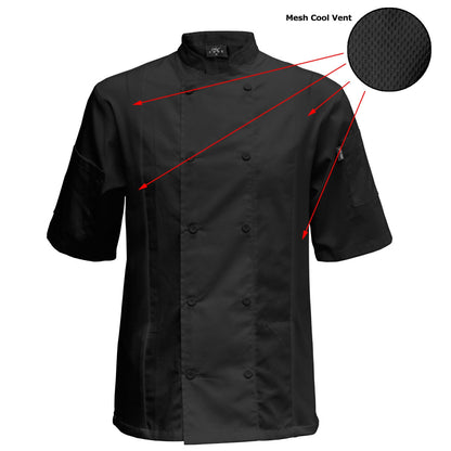 Cool Breeze Side Vent Chef Coat