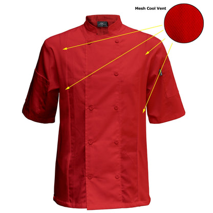 Cool Breeze Side Vent Chef Coat